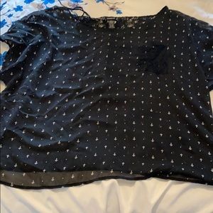 Sheer Black Top